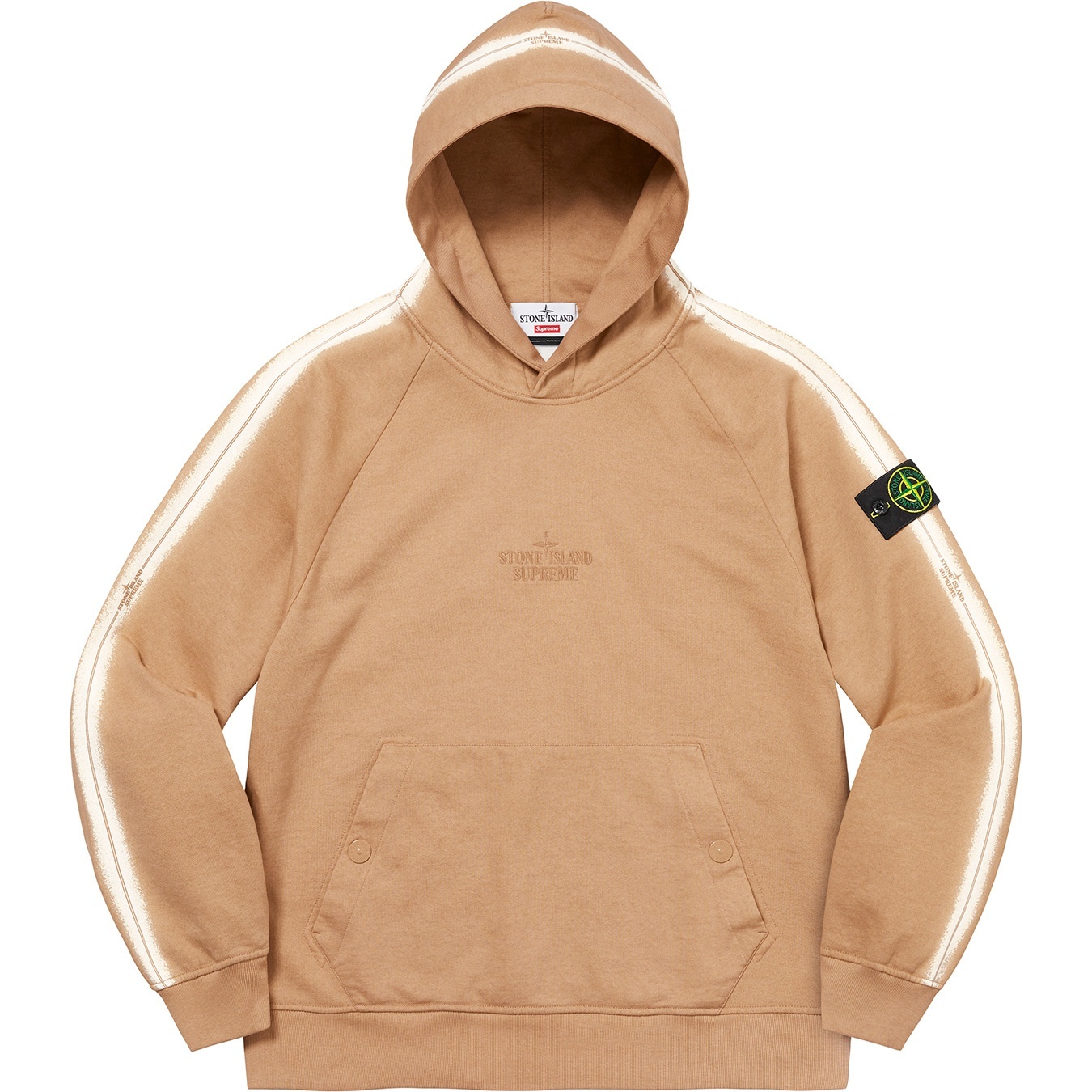 Supreme®/Stone Island® Stripe Hooded Sweatshirt view 6